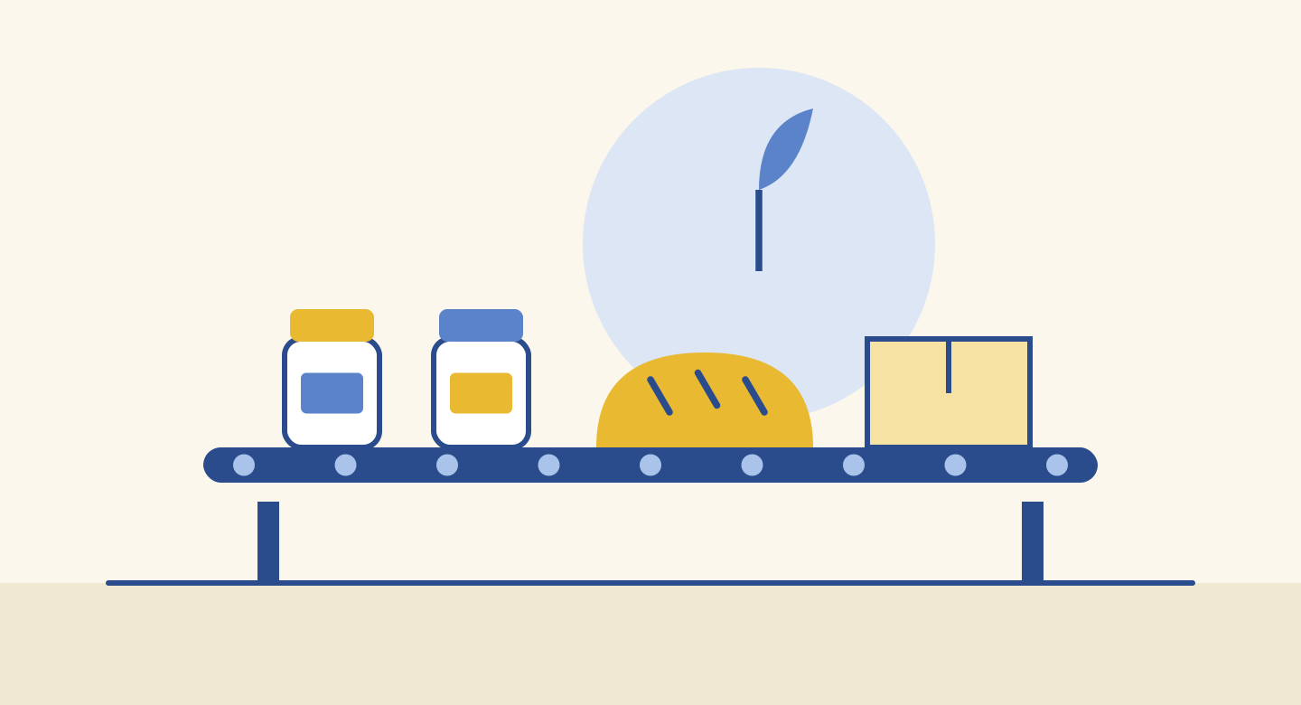 Ligne de conditionnement alimentaire