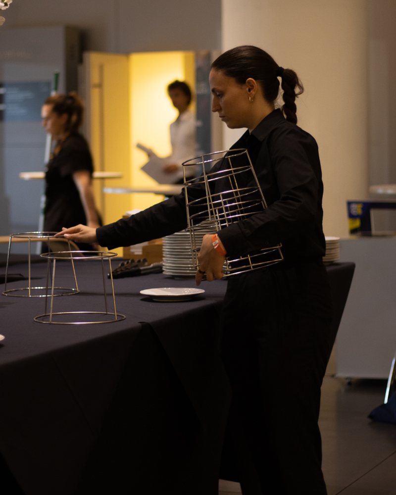 Mise en place d'un buffet